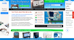 Desktop Screenshot of electrolyseurdepiscine.com